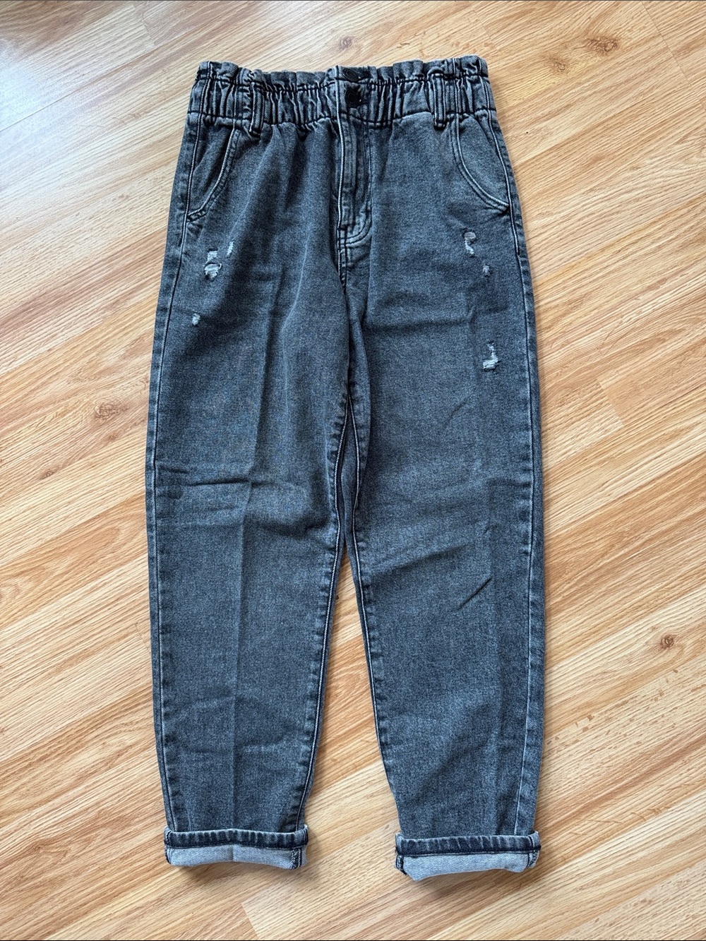 High Rise Elastic Waist Black Denim Jeans 🔅 size 7